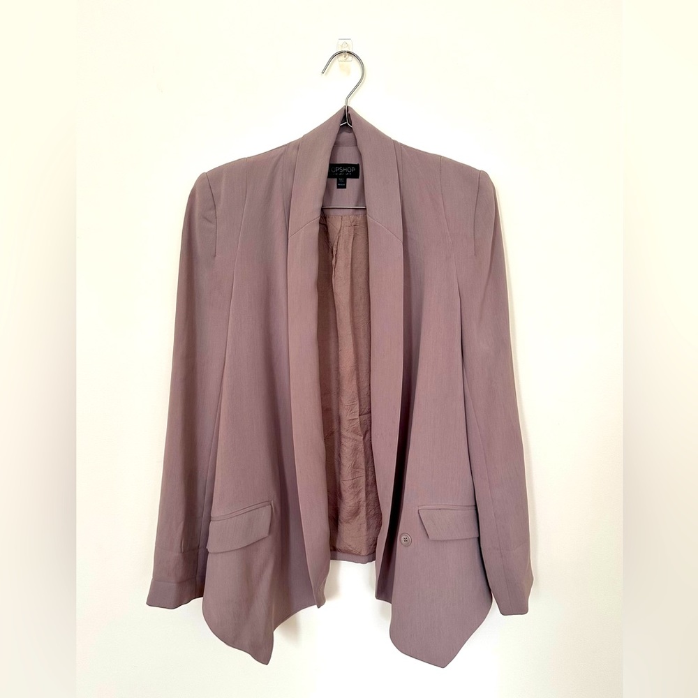 Topshop Dust Pink Blazer